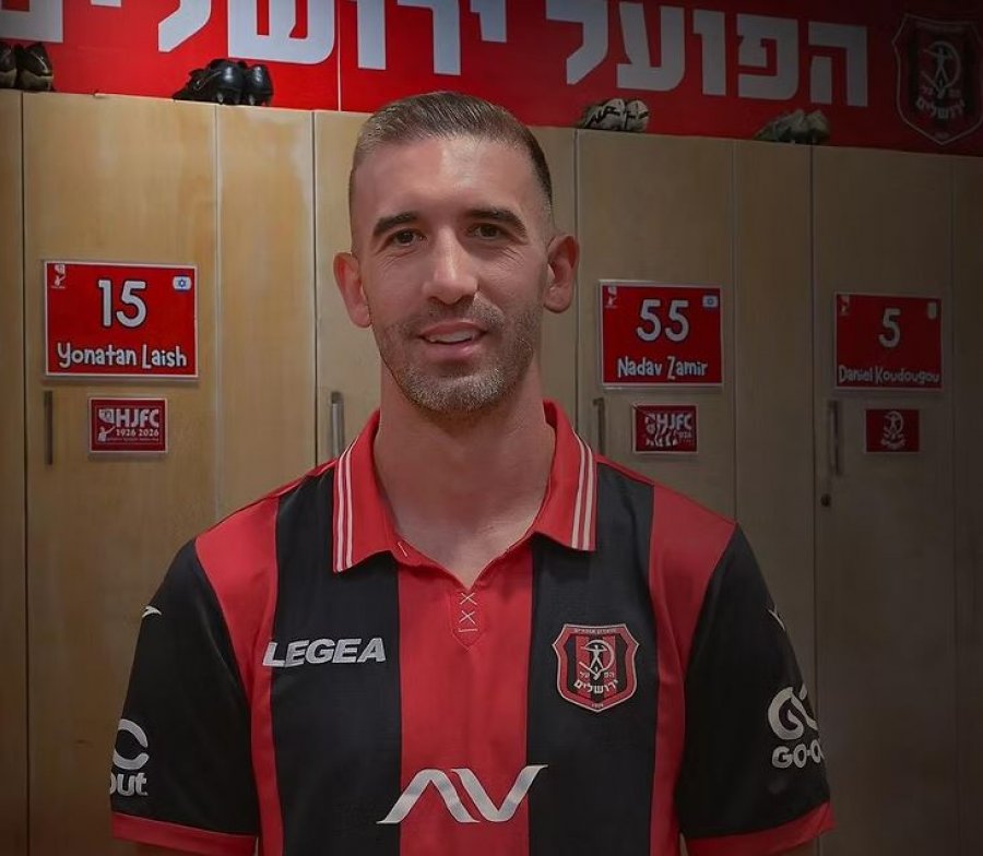 David Domgjoni transferohet te Hapoel Jerusalem në elitën e futbollit izraelit