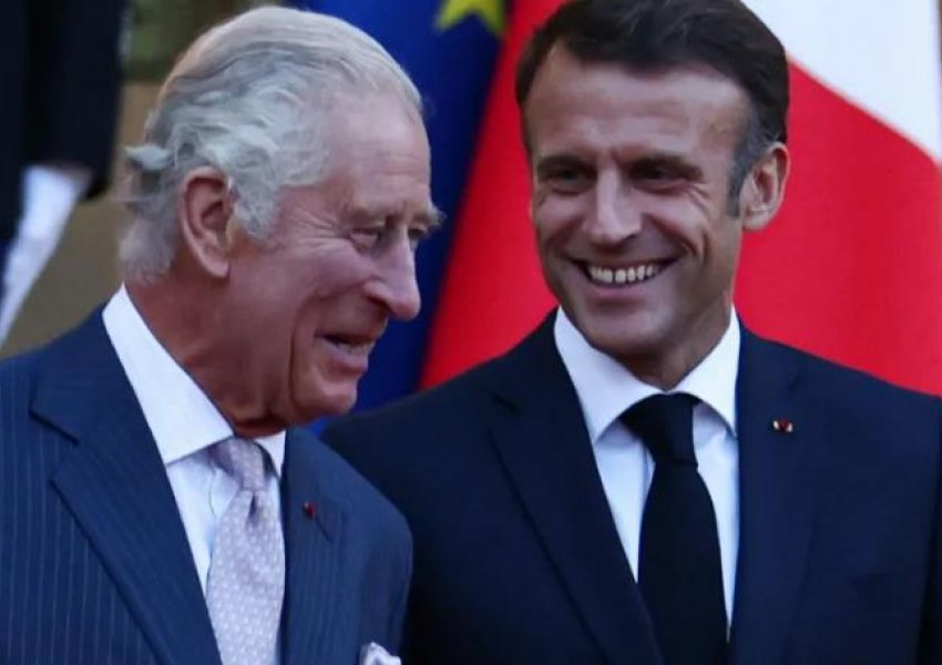 Macron në Londër, mirëpritet nga Mbreti Charles/ Vizita e parë e një presidenti francez që nga viti 2008