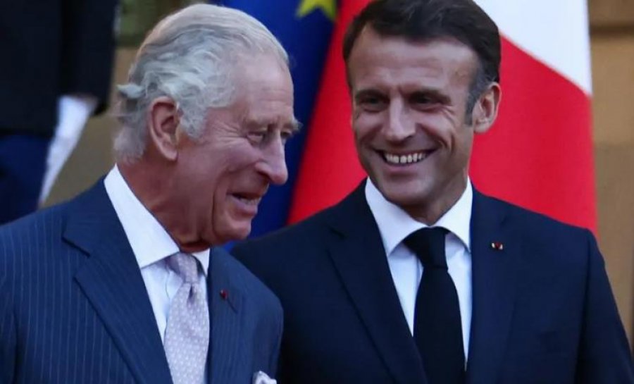 Macron në Londër, mirëpritet nga Mbreti Charles/ Vizita e parë e një presidenti francez që nga viti 2008