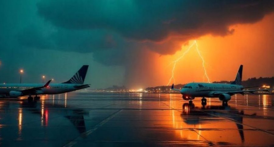 Hungaria goditet nga stuhia dhe rrebeshet e shiut, aeroporti i Budapestit pezullon përkohësisht fluturimet