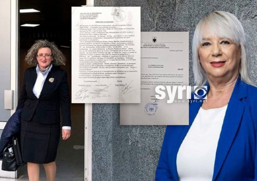 ‘Sërish për Irenën me 3 mbiemra’/ Adriana Kalaja çon dosjen e gjyqtares në Ambasadën Amerikane në Tiranë 