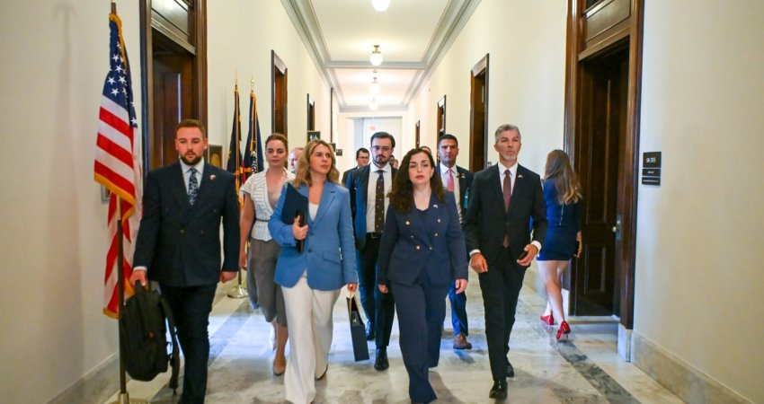 Osmani në SHBA: Kosova është e bekuar me mbështetjen e palëkundur të Kongresit Amerikan