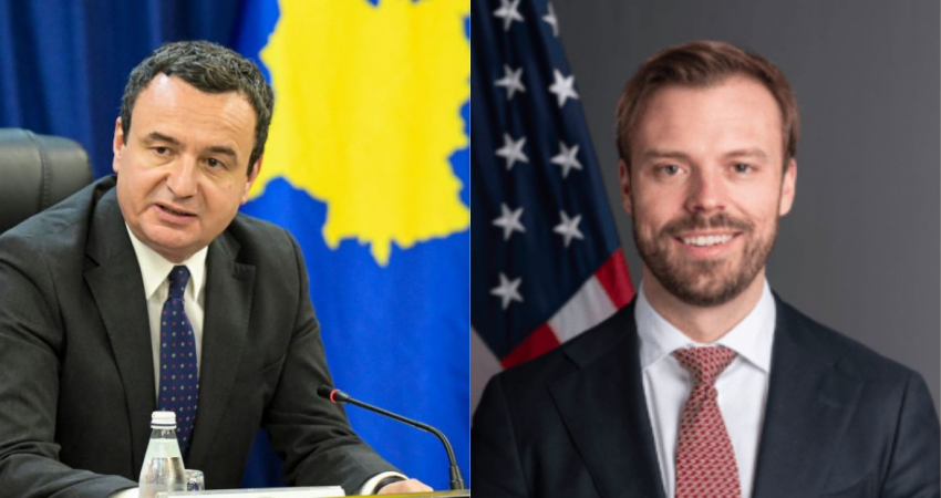 Kurti takohet sonte në Prishtinë me ndihmëssekretarin amerikan