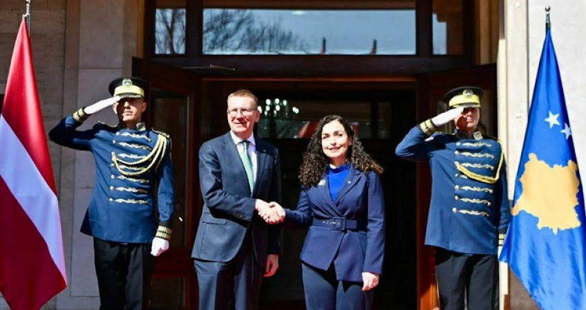 Presidentja Osmani udhëton drejt Republikës së Letonisë