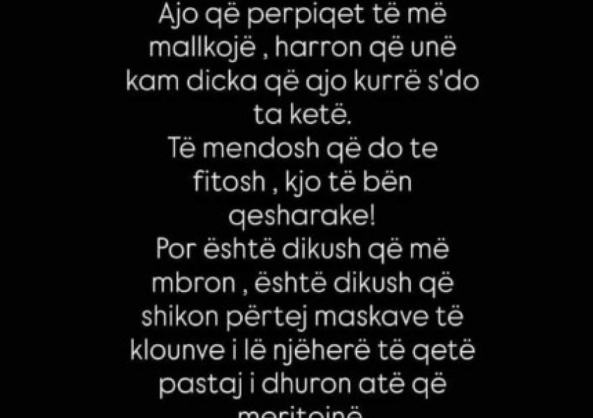 Fjalë të rënda për Livian, e dashura e Mevlanit shpërthen në rrjet