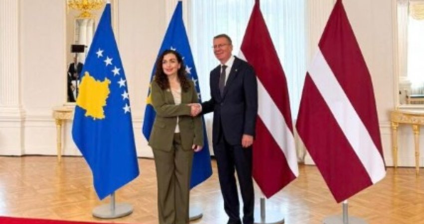 Osmani në Letoni: Faleminderit Presidentit Rinkēvičs për miqësinë e palëkundur ndaj Kosovës