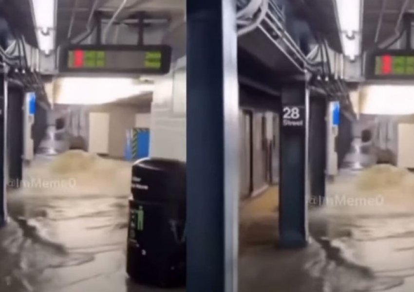 Reshjet ekstreme përmbytin sistemin e metrosë në New York