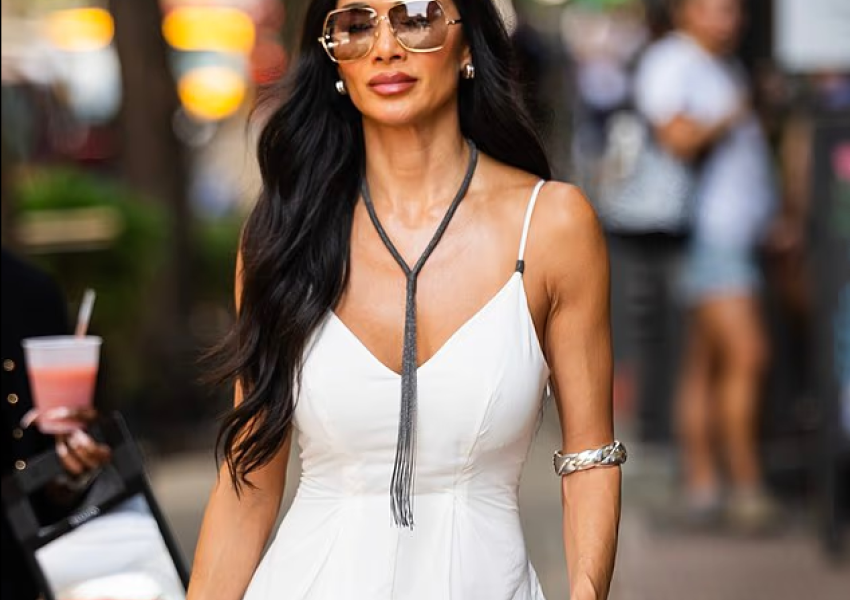 Pamje engjëllore: Nicole Scherzinger e veshur me bardhë mahnit fansat në New York
