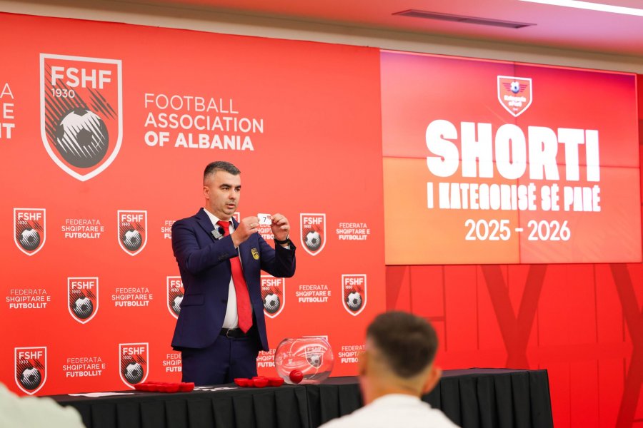 Kategoria e Parë gati për start, hidhet shorti, ja përballjet e javës së parë