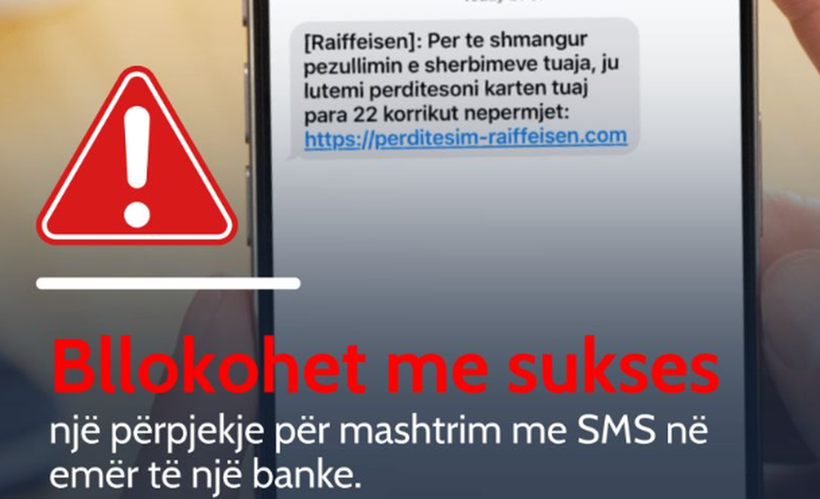Kërkonin të vidhnin të dhënat e qytetarëve në emër të një banke, zbardhet skema mashtruese përmes mesazheve të rreme