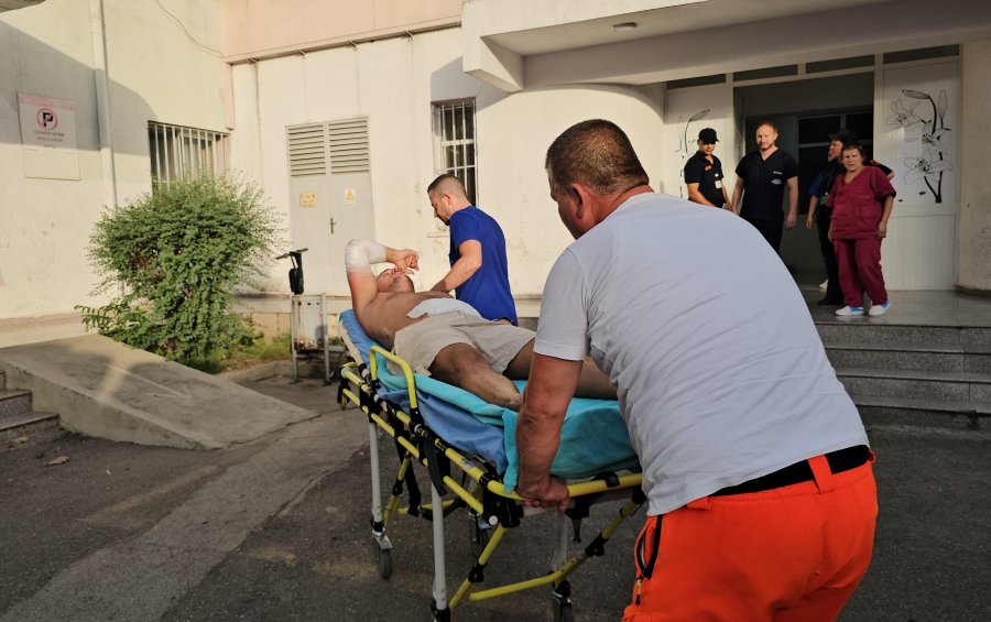 Shefi i Policisë së Delvinës u dogj gjatë zjarrit në Senicë, publikohen pamjet nga Spitali i Traumës