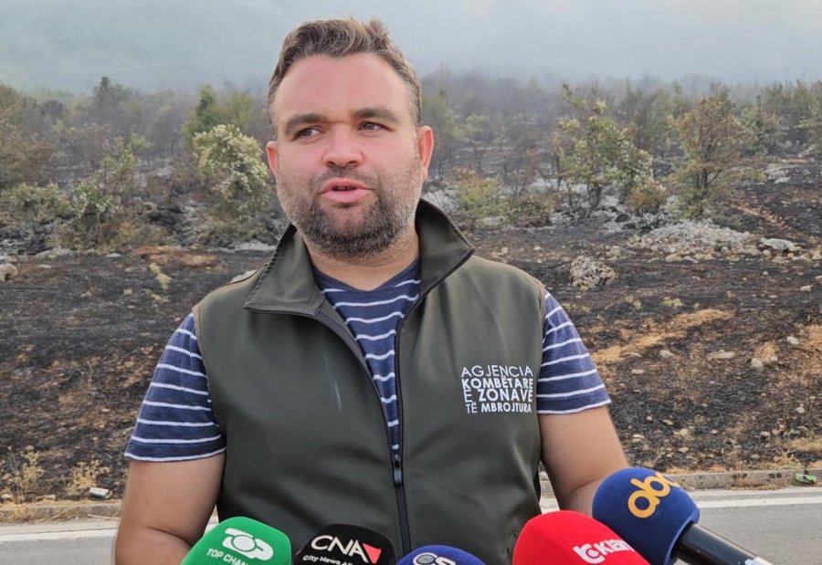 Parku kombëtar i Prespës po digjet, drejtori i Zonave të Mbrojtura: Terreni i vështirë por na është thënë të mos presim mbështetje nga ajri