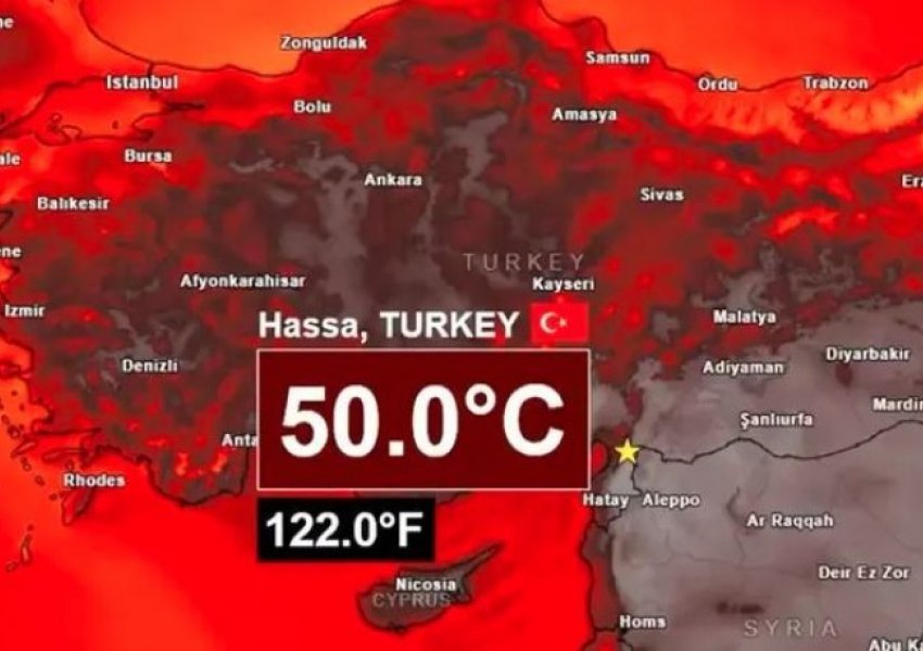 Rekord nxehtësie në Turqi, temperaturat shkojnë në 50 gradë Celsius