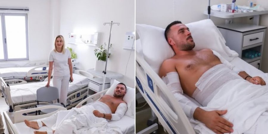Ina Zhupa viziton komisarin e lënduar nga zjarri në Delvinë: Mirënjohje për sakrificën, shteti ka detyrë ta vlerësoj me akte konkrete