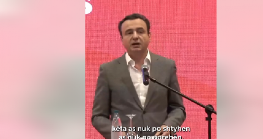 Kurti thyen heshtjen për krizën politike — i drejtohet opozitës me kritika