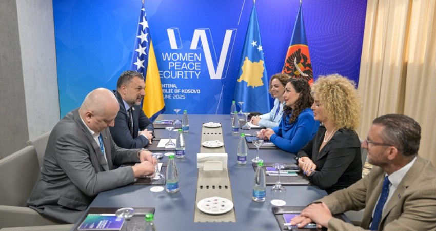 Osmani pret Ministrin e Punëve të Jashtme të Bosnjë e Hercegovinës, flasin për bashkëpunim midis dy vendeve