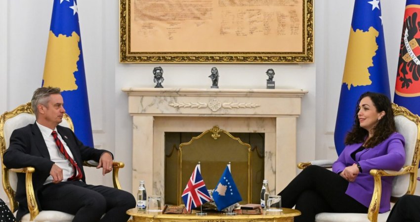 Osmani takohet me ambasadorin britanik, flasin për moskonstituimin e Kuvendit