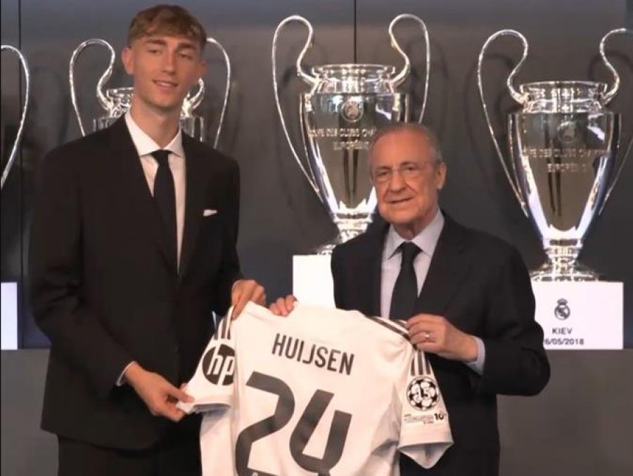 Blerja e parë/ Dean Huijsen prezantohet te Real Madridi