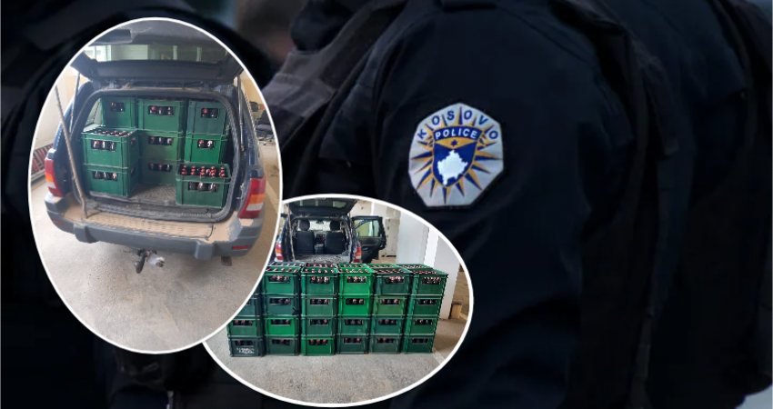 Parandalohet kontrabandimi i 47 arkave me birrë nga Serbia