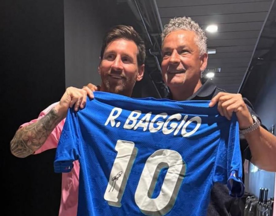 Baggio i dhuron Messit fanellën e USA '94, përgjigjet argjentinasi: Je legjendë!