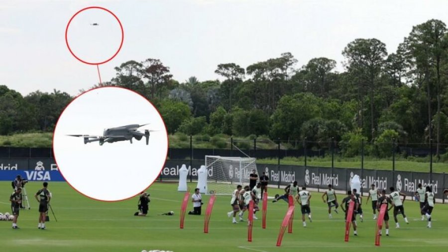 Xabi Alonso përdor dronë në seancat stërvitore të Real Madridit