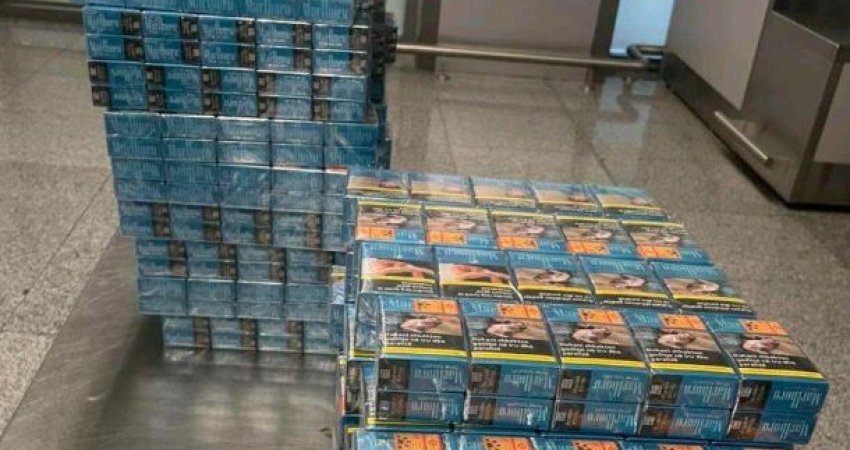 Po transportonte ilegalisht cigare, kapet shtetasja e huaj në Aeroportin e Prishtinës