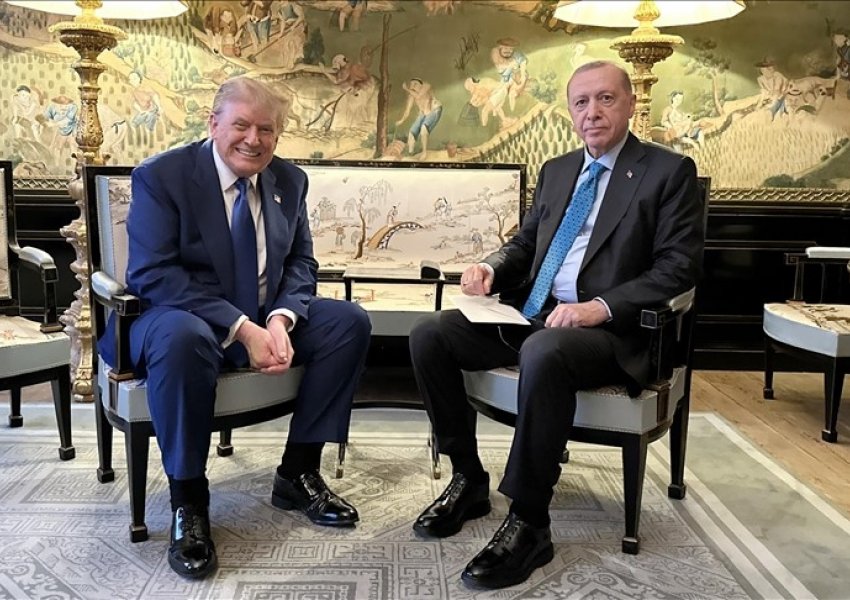 Trump takim 'kokë më kokë' me Erdogan në Hagë, ja çfarë diskutuan