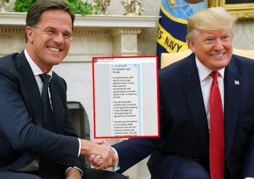 ‘Europa do paguajnë më shumë...’/ Shefi i NATO-s Rutte flet për sms private të publikuar nga Trump  