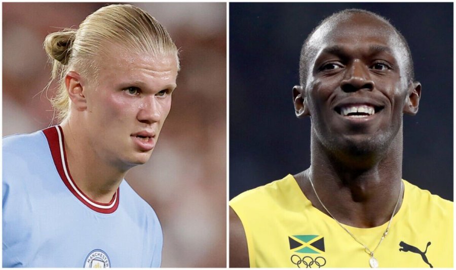 Erling Haalan, Usain Bolt-i i Champions League-s