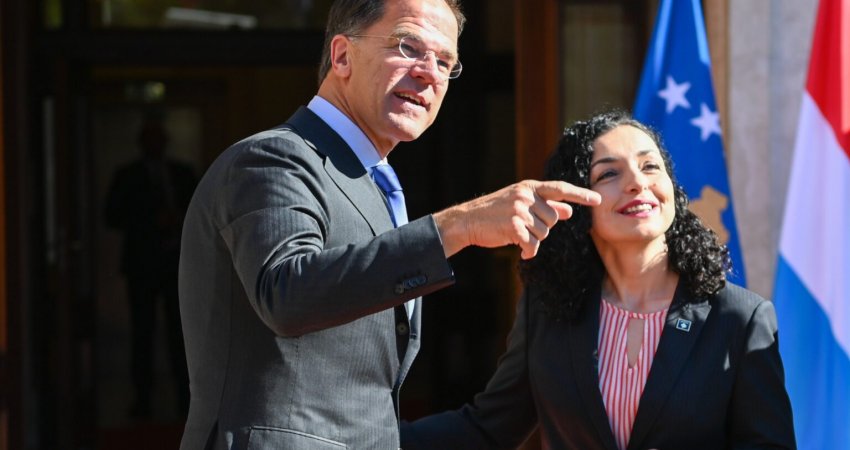 Pas një ore, Osmani pret në zyre shefin e NATO-s, Mark Rutte