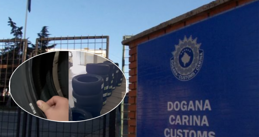 Dogana konfiskon mbi 1 mijë goma, u tentua të futeshin në Kosovë përmes mashtrimit