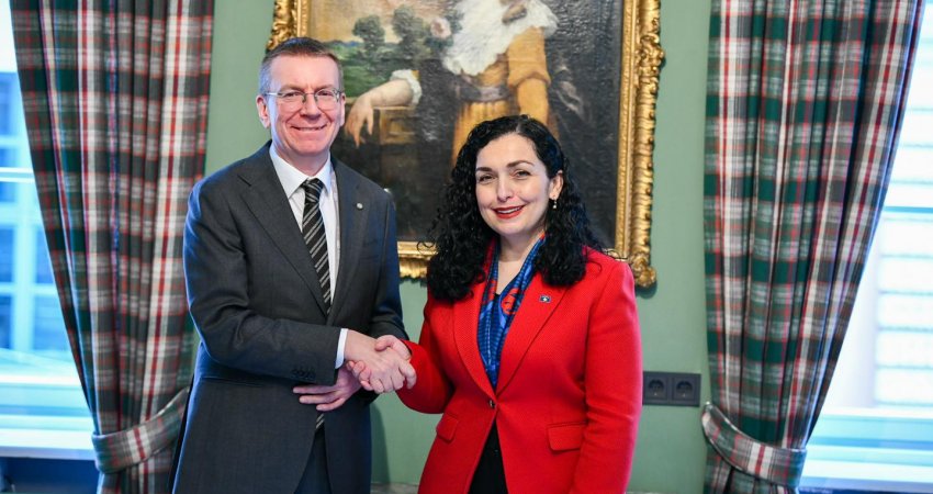 Presidentja Osmani nesër pret në takim homologun nga Letonia