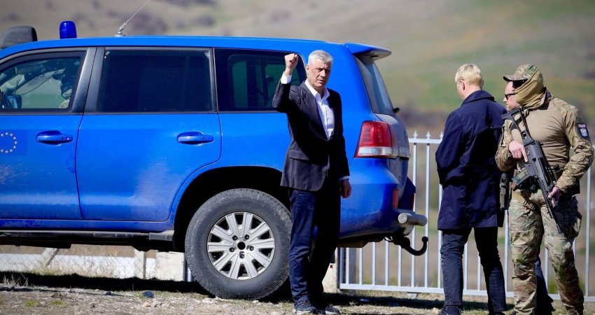Thaçi largohet nga zyrat e EULEX-it, nën masa të rrepta sigurie dërgohet për në Hagë