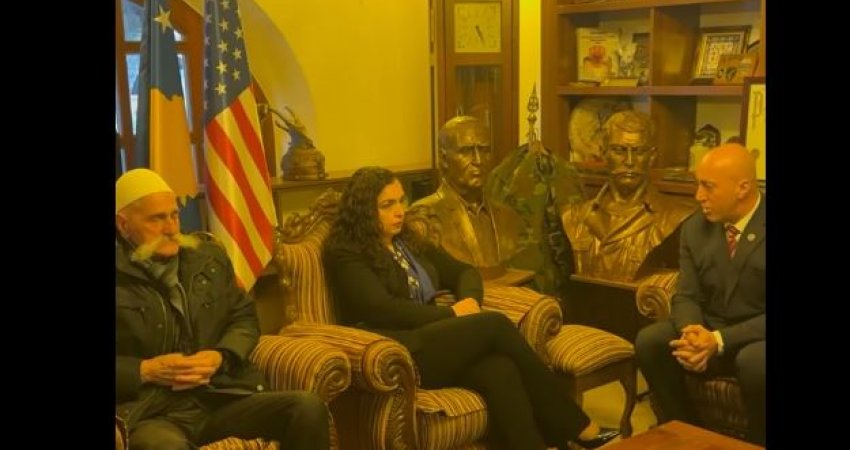 Presidentja Osmani shkon te Haradinajt në Gllogjan
