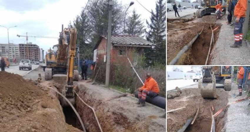 Gjakovë: Ndërpritet furnizimi me ujë për shkak të dëmtimit të gypit të ujësjellësit