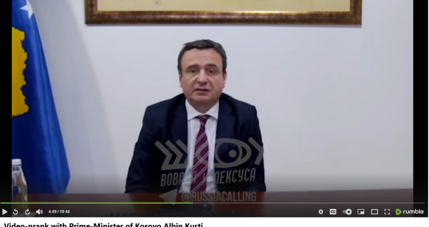 Zyra e Kryeministrit pranon se Kuti ra në prank-un e rusëve, arsyetohen duke përmendur Sputnikun
