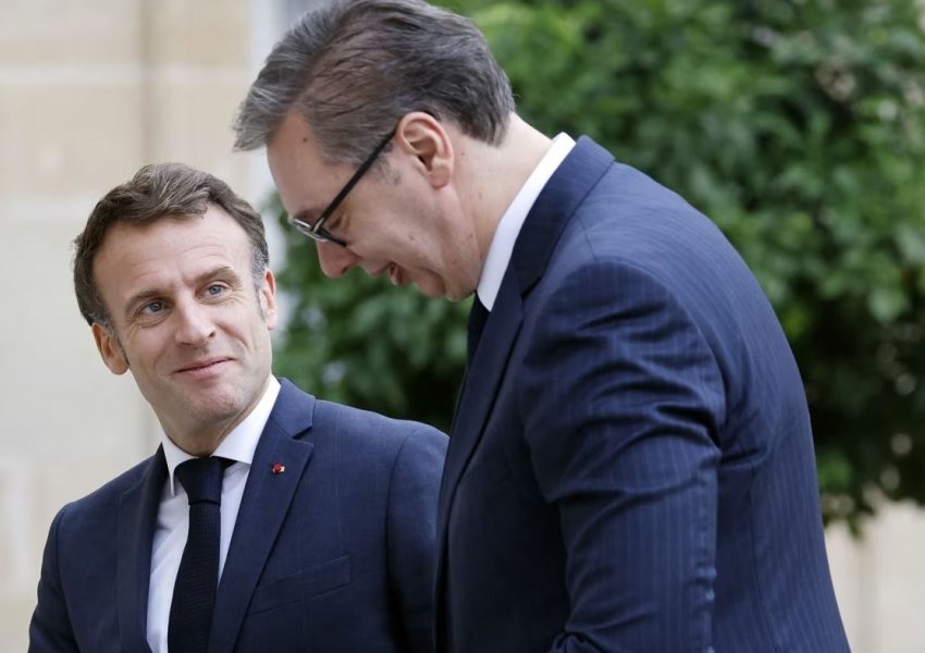 Macron tregon se ka folur në telefon me Vuçiç, jep detaje rreth bisedës