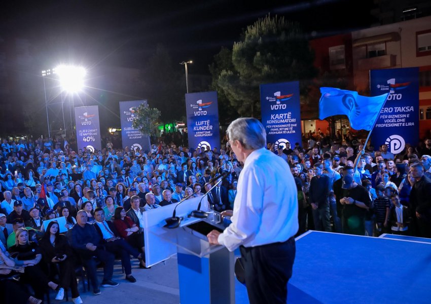 Berisha në Vlorë: Jam zotuar para Ismail Qemalit se Edi Ramën do e largoj nga Shqipëria, do e çoj në Beograd