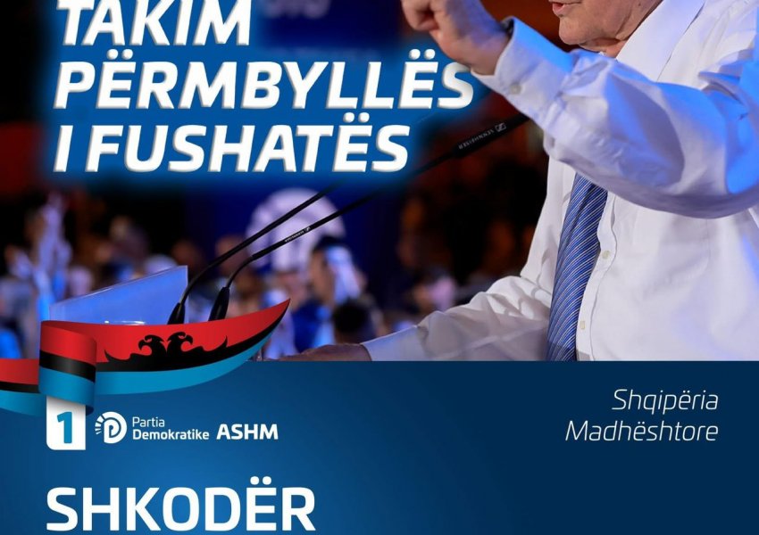 'Koha të bashkohemi për Shqipërinë Madhështore' Berisha mbyll pasdite fushatën në Shkodër e Lezhë