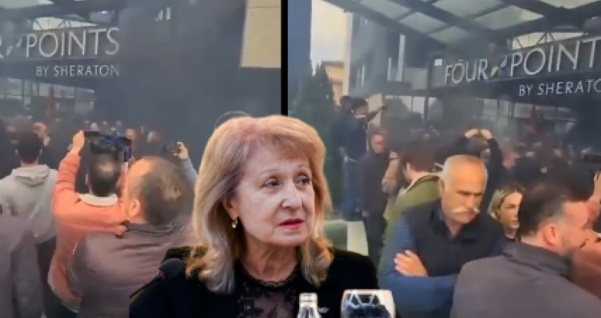 Kryetarja e Speciales anulon konferencën në Prishtinë pas protestës së veteranëve