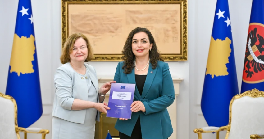 Presidentja Osmani pranon raportin e Misionit Vëzhgues të BE-së për zgjedhjet e shkurtit