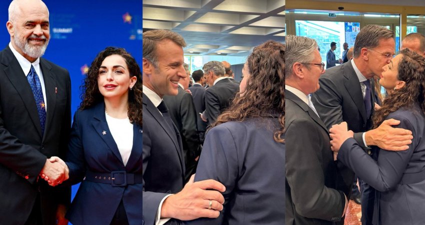 Biseda me Merz, Macron, Starmer, Erdogan, Kallas e Rutte – Osmani ndan pamje nga Samiti në Tiranë