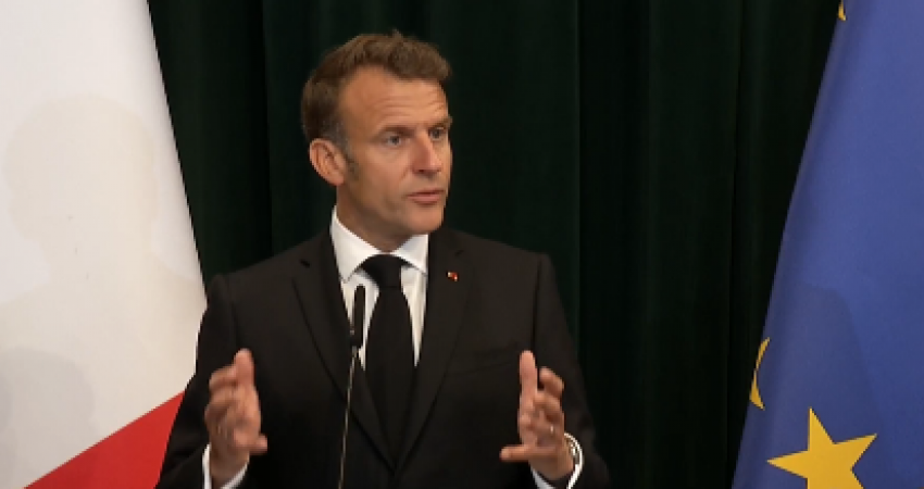 Macron nga Tirana: Uroj që javët e ardhshme të rifillojmë dialogun me Prishtinën e Beogradin