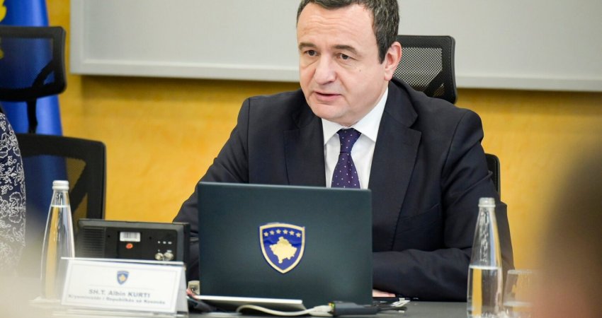 Kurti njofton për vendimet që mori sot Qeveria në detyrë