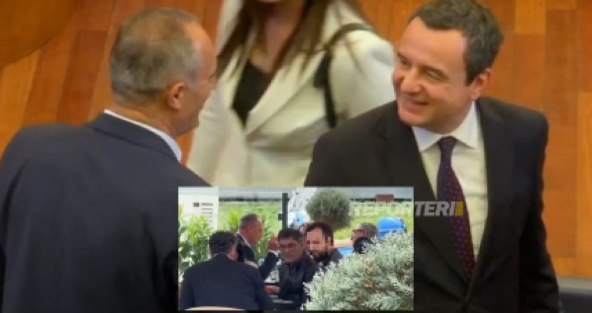 Pasi shtrëngoi duart me Kurtin, Nait Hasani i PDK-së shihet duke pirë kafe me Arben Vitinë e Shqipe Selimin e VV-së