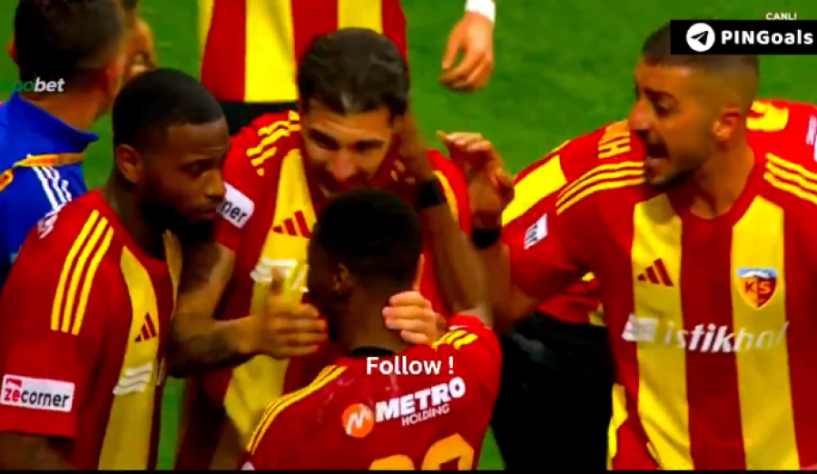 VIDEO/ Sfidë e çmendur në Superligën turke, sulmuesi i Kombëtares shënon sapo futet në lojë
