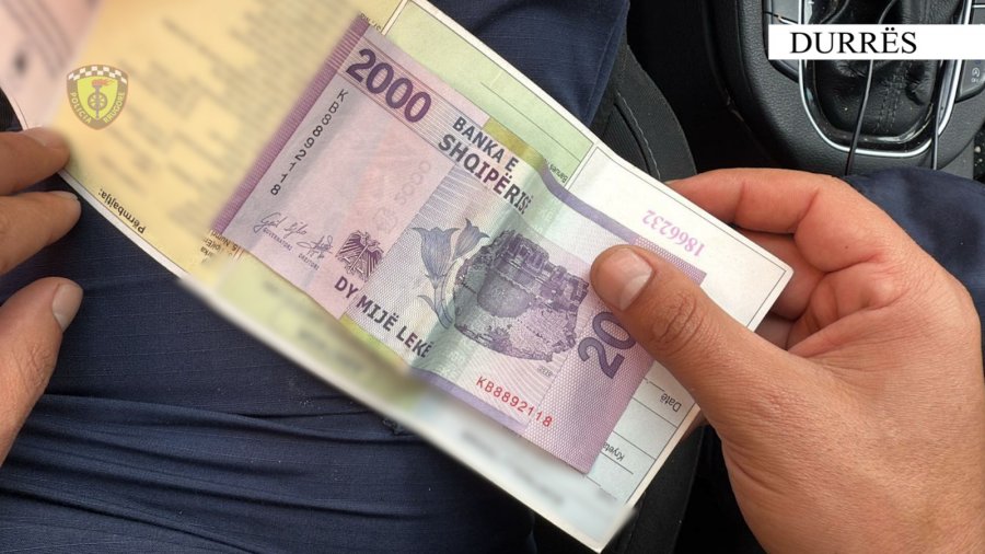 'Më jep 60 mijë lekë, të të zhbllokoj mjetin'/ Akuza për korrupsion, arrestohet polici në Durrës