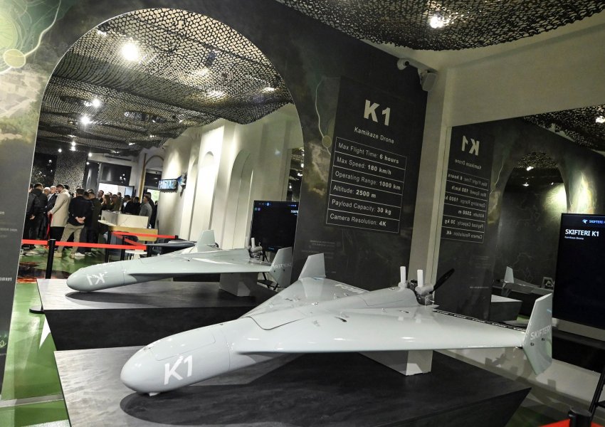 Përurohen dronët 'Made in Kosova'!  Droni kamikaz 'K1' dhe 'Skifteri' me shpejtësi deri në 270km/h e 5000 metra lartësi