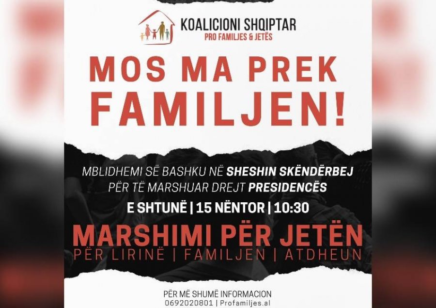 Albanian Pro-Family and Life Coalition Invites Citizens to Saturday’s Rally