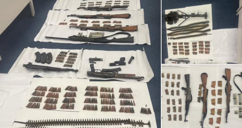 Aksion bastisjesh në Rahovec, Policia kap mitraloz, kallash e armë tjera – arrestohen tre persona